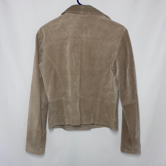 Wilson's 100% Real Tan Leather Suede Jacket - Picture 2 of 3